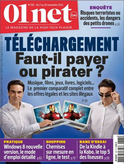 01Net (Micro Hebdo) N°785 - Jeudi 07 au 20 Novembre 2013