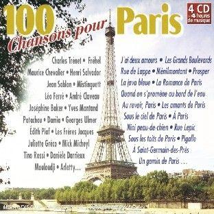 100 CHansons pour Paris - 4 CDs 2009