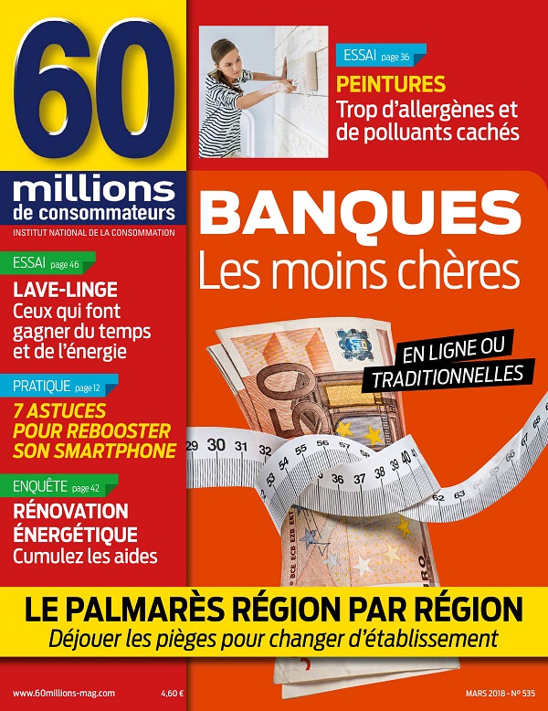 60 Millions de Consommateurs N°535 - Mars 2018