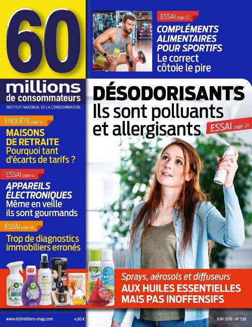 60 Millions de Consommateurs N°538 - Juin 2018 Pdf