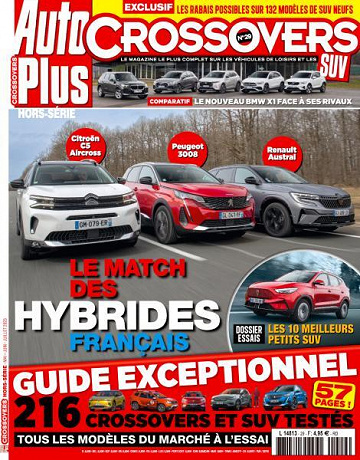 Auto Plus Hors-Série Crossovers Suv N29 - Mai-Juillet 2023