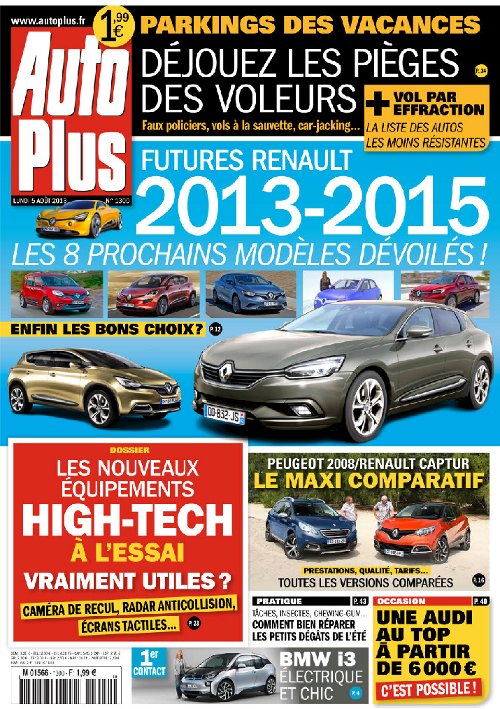 Auto Plus N°1300 - du 5 au 11 Août 2013 PDF