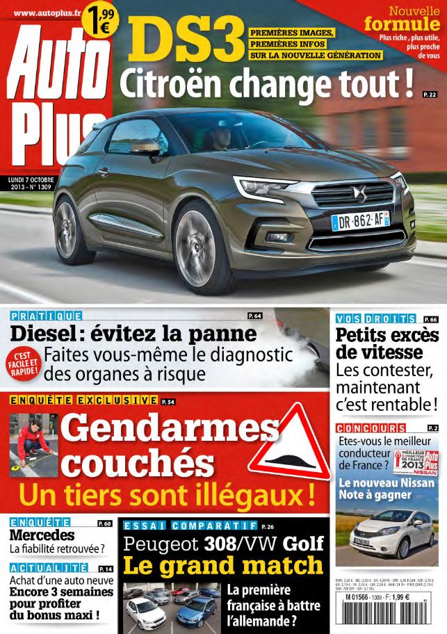 Auto Plus N°1309 du 7 au 13 Octobre 2013 -PDF-