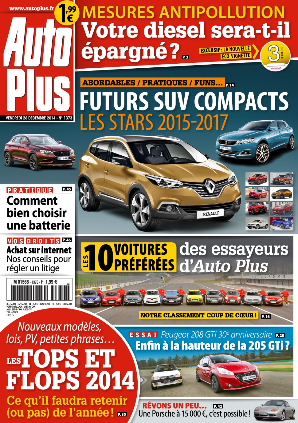 Auto Plus N 1373 26 Decembre 2014 FRENCH PDF