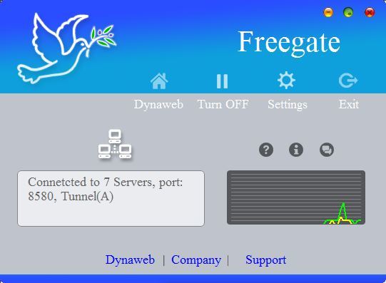 Dynamic Internet Technology - Freegate 7.64 32Bits Portable (Windows)