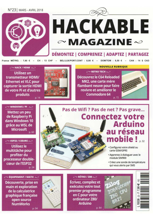 Hackable Magazine N°23 - Mars-Avril 2018 pdf