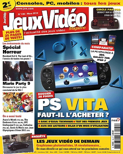 Jeux Vidéo Magazine N° 136 - Mars 2012