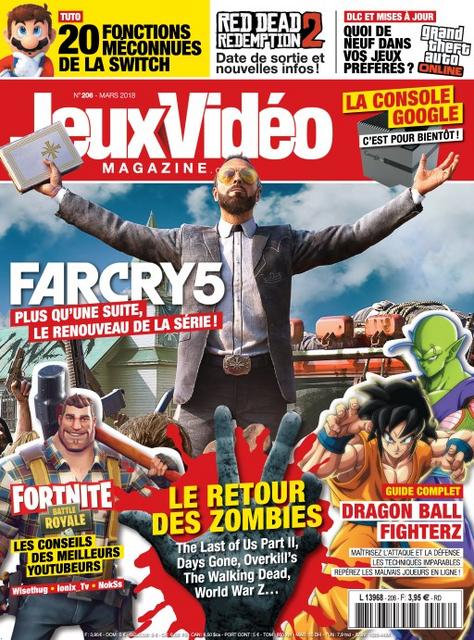 Jeux Video Magazine N°206 Mars 2018