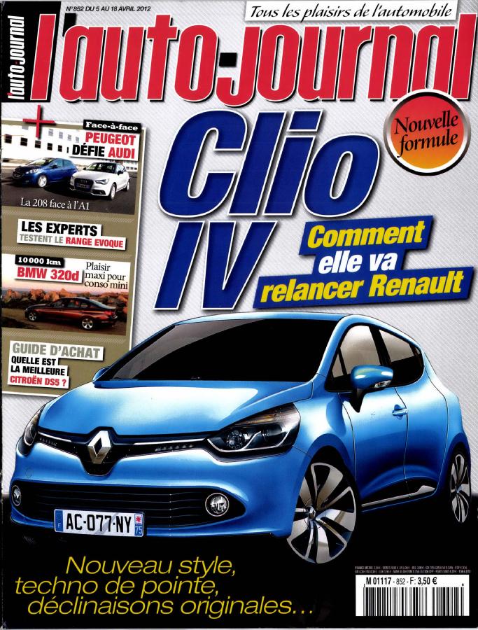 L 'Auto-Journal N°852 du 5 au 18 avril 2012