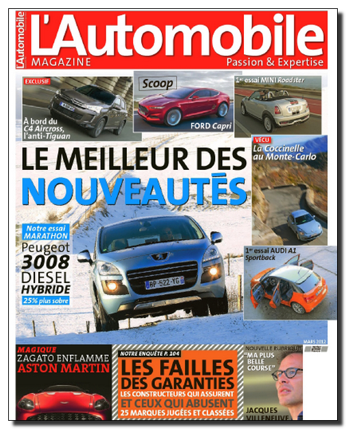 L'Automobile Magazine N°790 Mars 2012