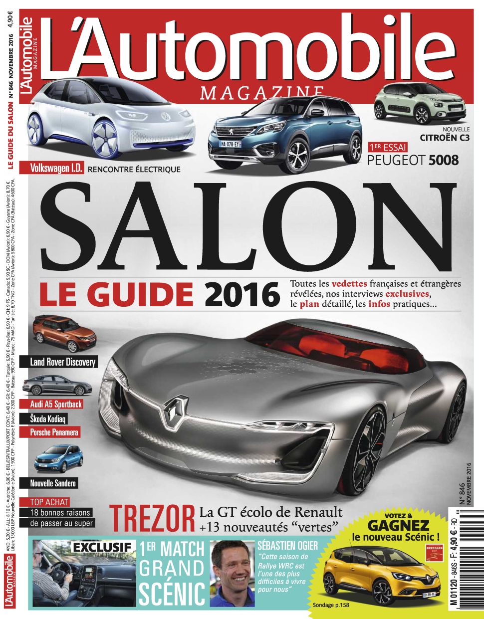 L'Automobile magazine N°846 - Novembre 2016