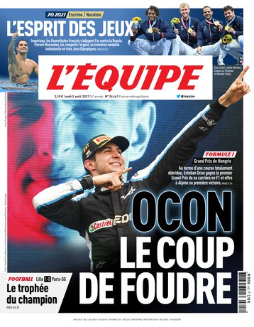 L’equipe du 02 Aout 2021