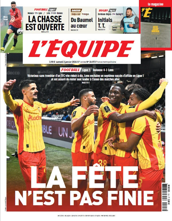 L'equipe du 03 Janvier FRENCH PDF 2026