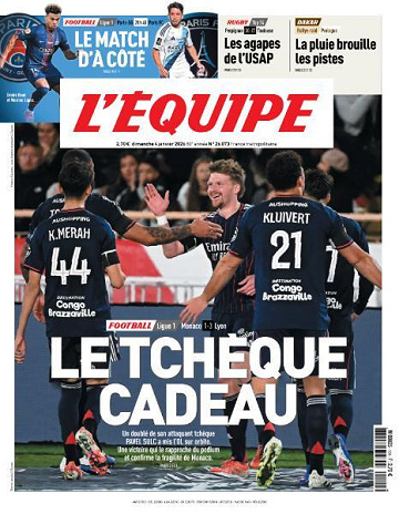 L’equipe du 04 Janvier FRENCH PDF 2026
