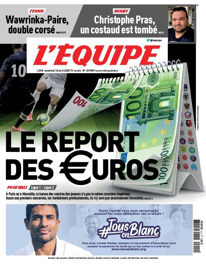 L’equipe du 10 Avril 2020