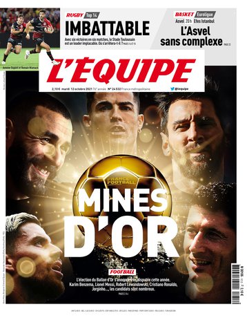 L’equipe du 12 Octobre 2021