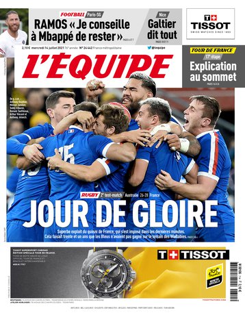 L’equipe du 14 Juillet 2021