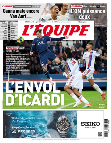 L’equipe du 20 Septembre 2021