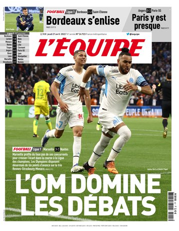 L'equipe du 21 Avril 2022