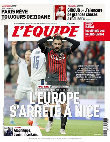 L'equipe du 21 Avril 2023