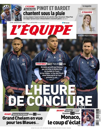 L'equipe du 23 Avril 2022