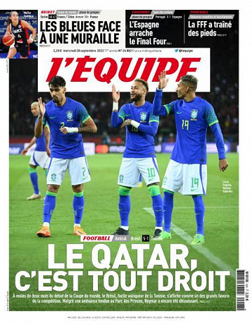 L'equipe du 28 Septembre 2022