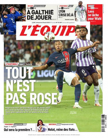 L'equipe du Dimanche 20 Août 2023