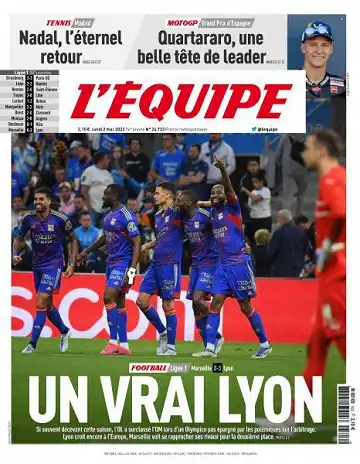 L'equipe du Lundi 02 Mai 2022