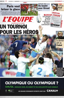 L'Equipe edition du 04 Fevrier 2012