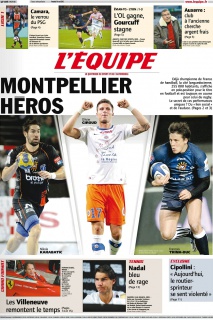 L'equipe Edition du 11 Mai 2012