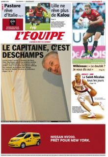 L'equipe Edition du 19 Decembre 2012