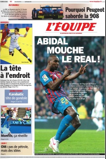 L'Equipe edition du 19 Janvier 2012