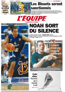 L'equipe Edition du 19 Octobre 2012