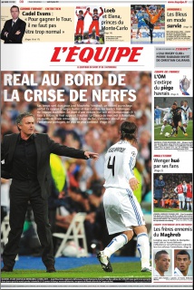 L'Equipe edition du 23 Janvier 2012