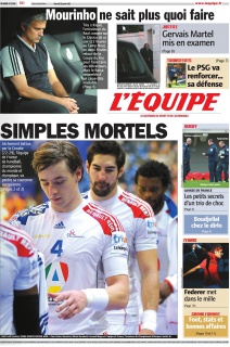 L'Equipe edition du 25 Janvier 2012