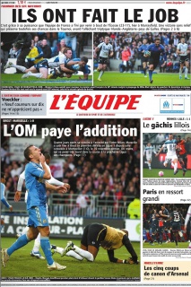 L'Equipe edition du 27 Fevrier 2012