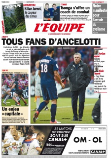 L'equipe Edition du 27 Octobre 2012