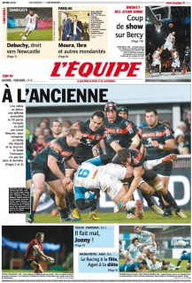 L'equipe Edition du 31 Decembre 2012