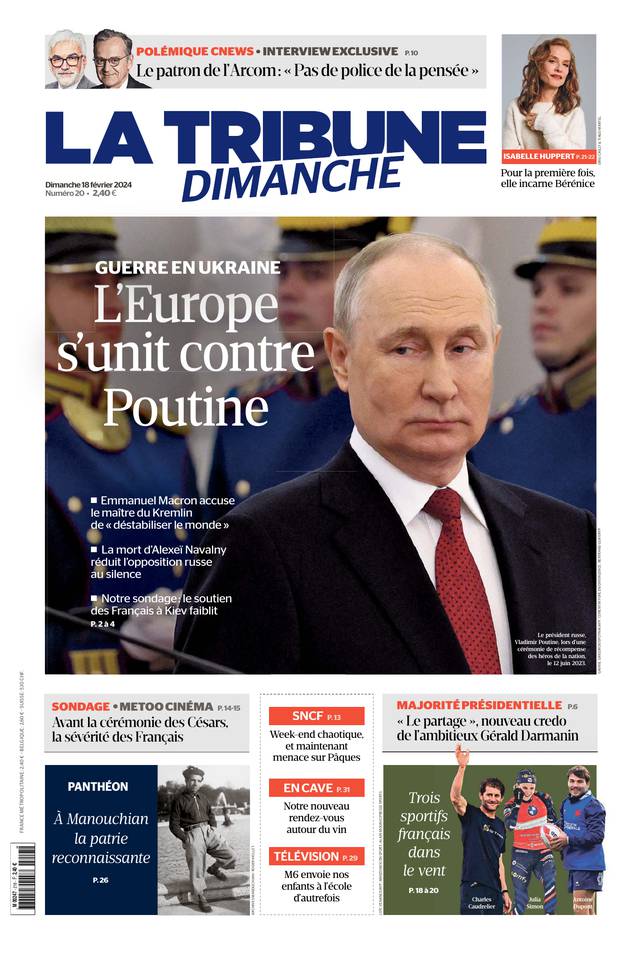 La Tribune Dimanche - 18 Février 2024