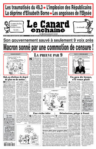 Le Canard Enchaîné - 22 Mars 2023