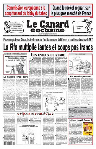 Le Canard Enchaîné - 23 Novembre 2022