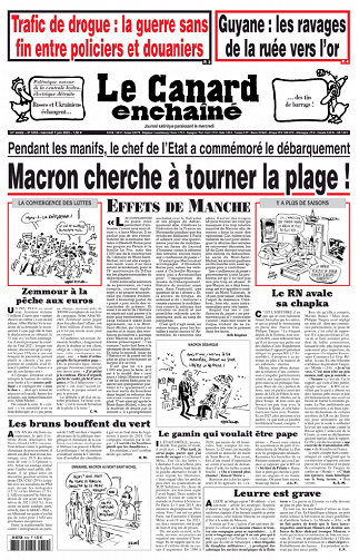 Le Canard Enchaîné du 7 Juin 2023