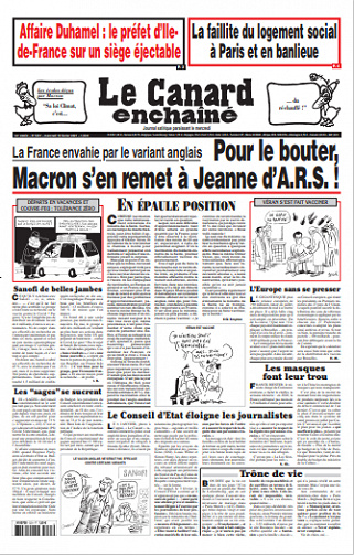 Le Canard Enchaîné - 10 Février 2021