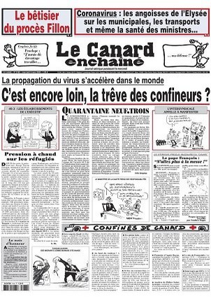 Le canard enchaîné N° 5182 du Mercredi 04 mars 2020