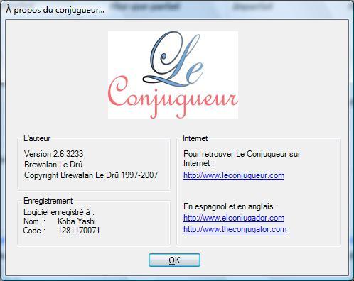 Le Conjugueur 2