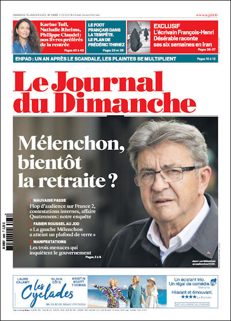 Le Journal du Dimanche - 15 Janvier 2023