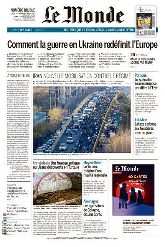 Le Monde du 01 et 02 Janvier FRENCH PDF 2026