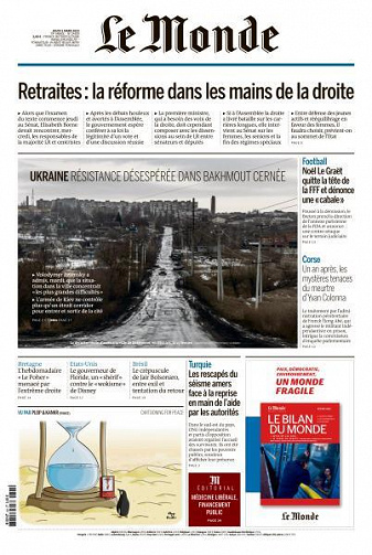 Le Monde du 02 Mars 2023