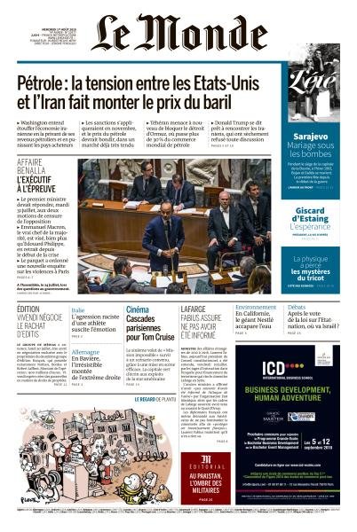 Le Monde du 06 Octobre 2019
