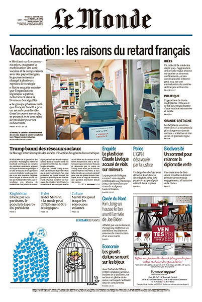 Le Monde du 17 Mars 2022